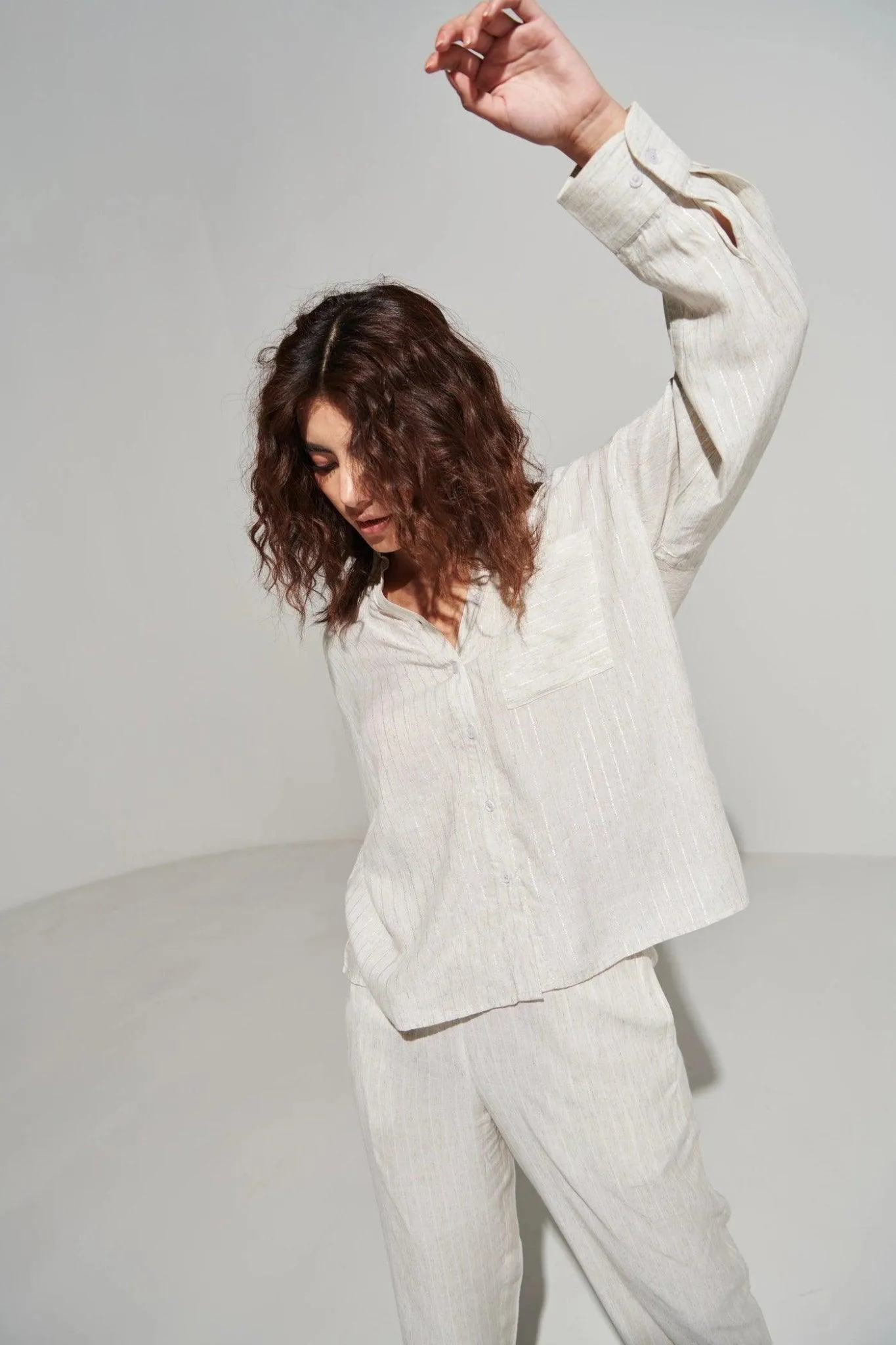 Pin Stripe Cotton Pant
