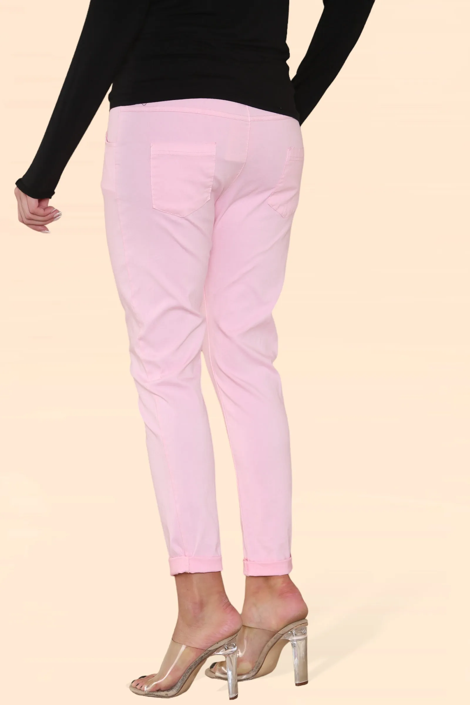 Plain Bi-Stretch Magic Trousers