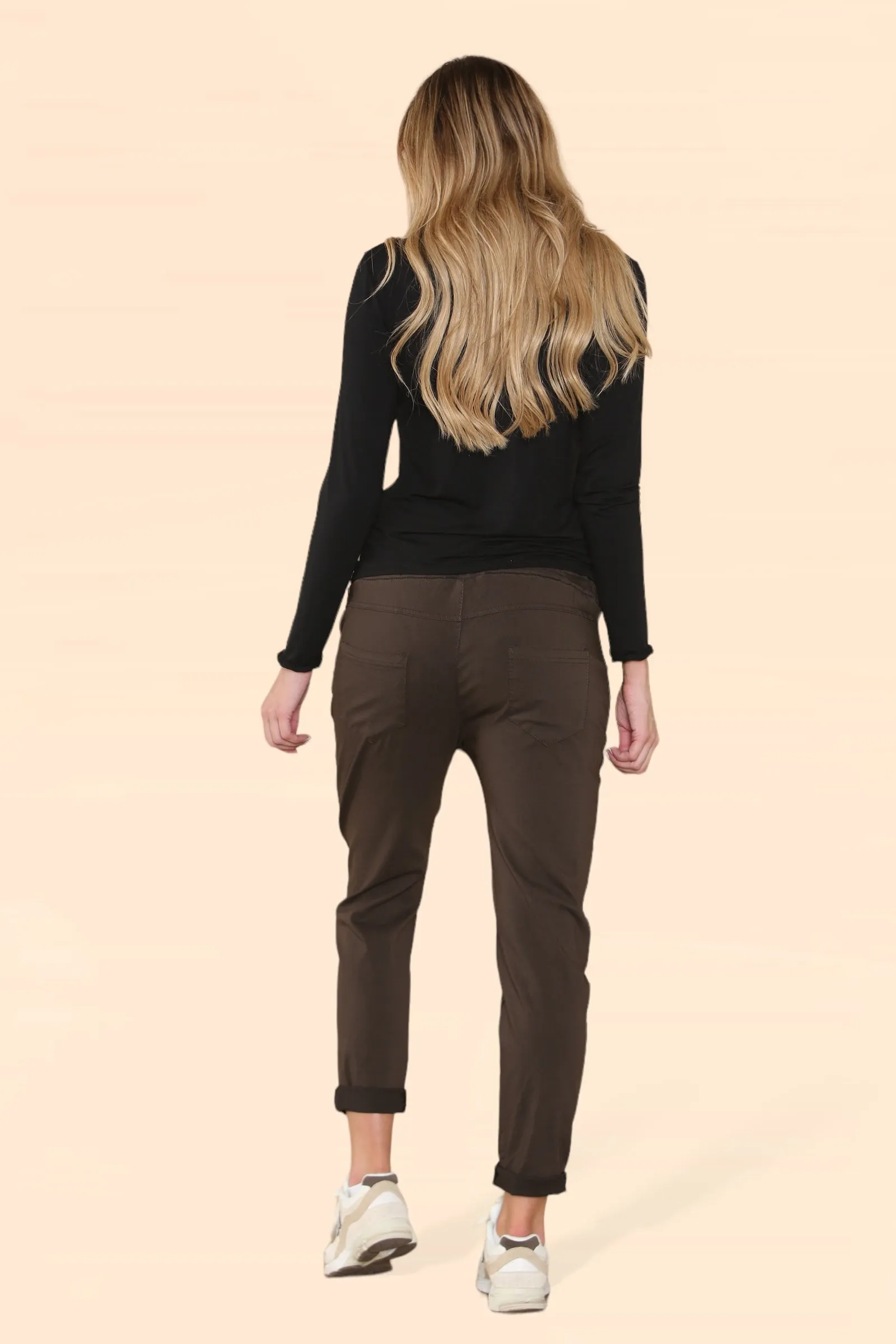 Plain Bi-Stretch Magic Trousers