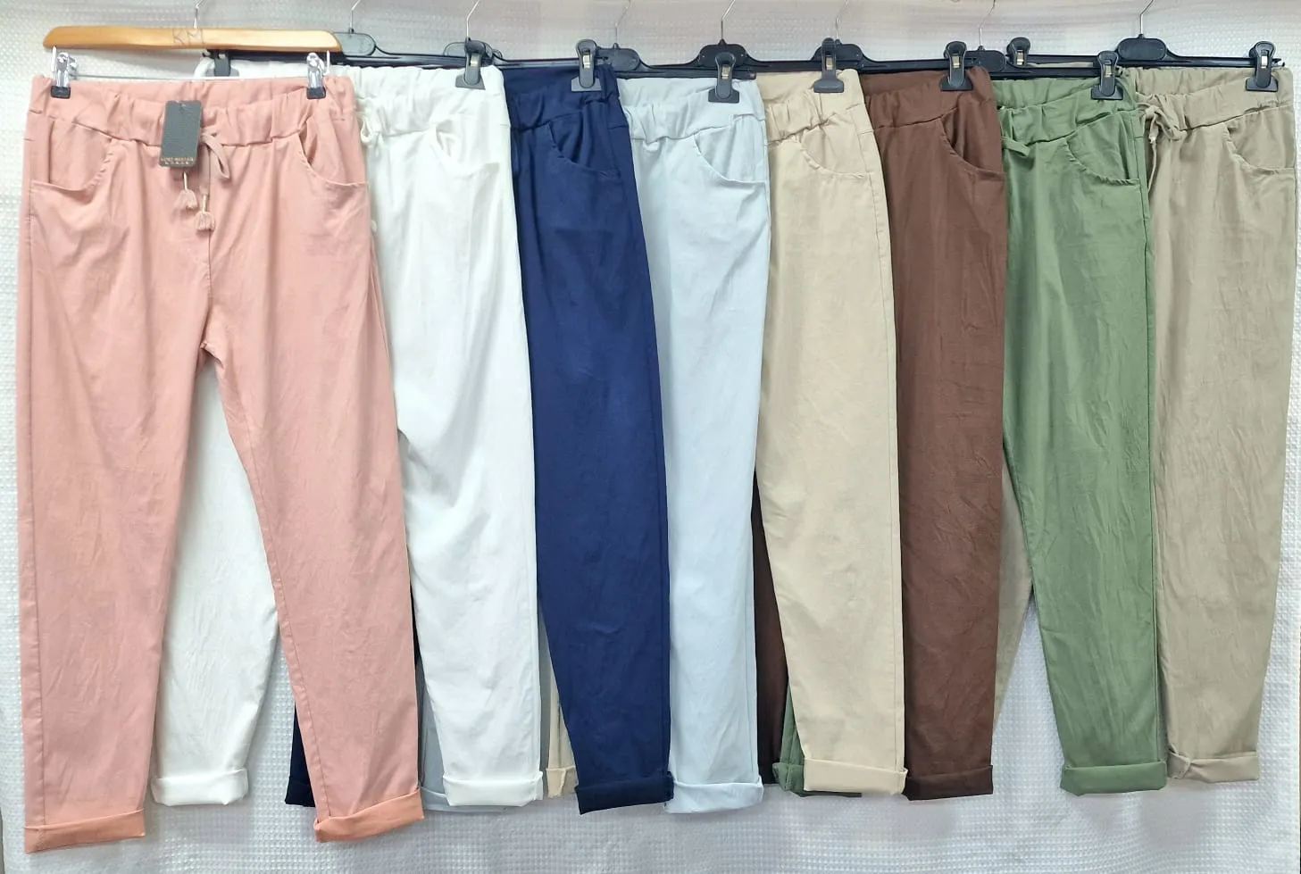 Plain Bi-Stretch Magic Trousers