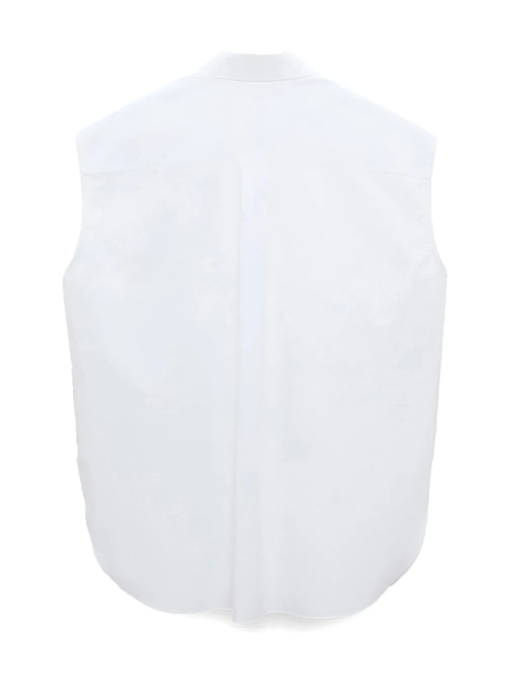 Poplin Power Sleeveless Blouse With Lace