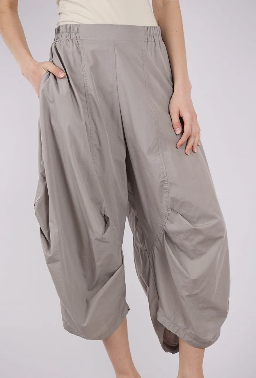 Poplin Tuck Pant, Light Greige