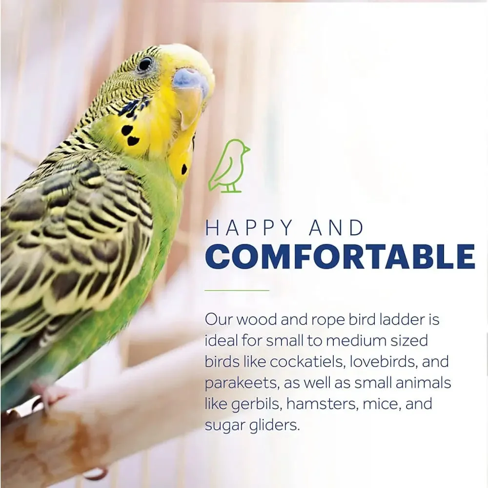 Prevue Pet Products Naturals Rope Ladder Bird Toy