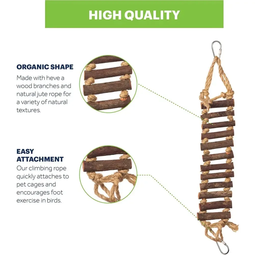 Prevue Pet Products Naturals Rope Ladder Bird Toy