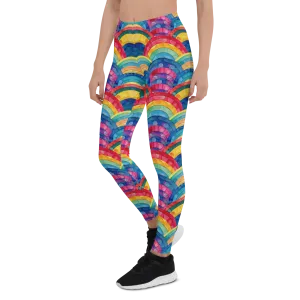 Rainy Rainbow Leggings