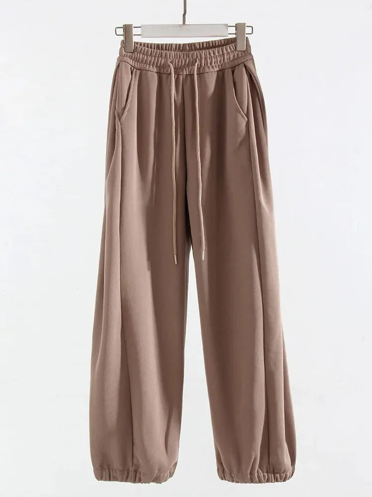 Relaxed Wide-Leg Knit Pants