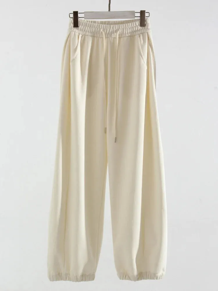 Relaxed Wide-Leg Knit Pants