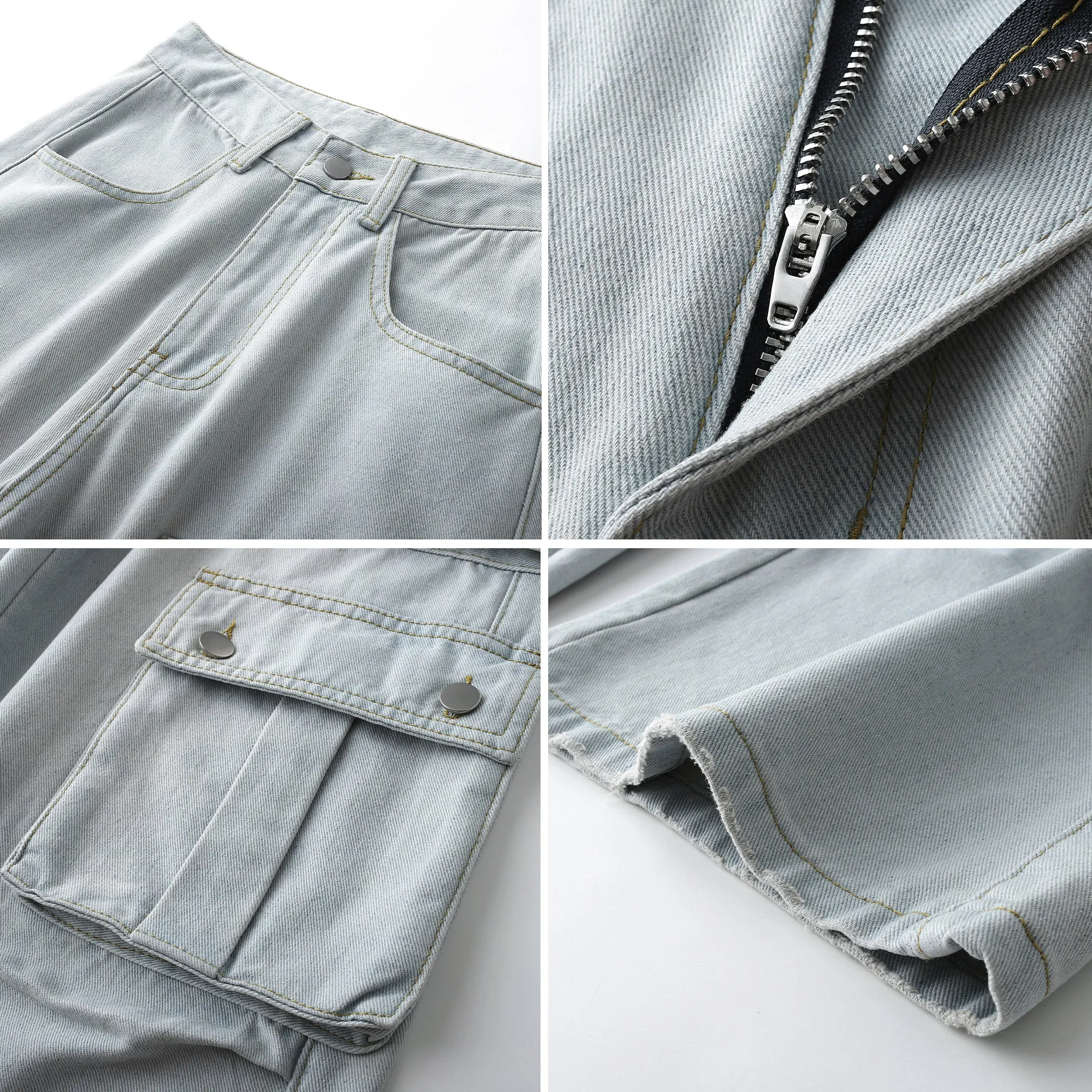 Reveston Denim Cargo Pants