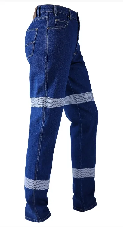 RITEMATE RMX007R FLEXIBLE FIT STRETCH DENIM REFLECTIVE JEANS