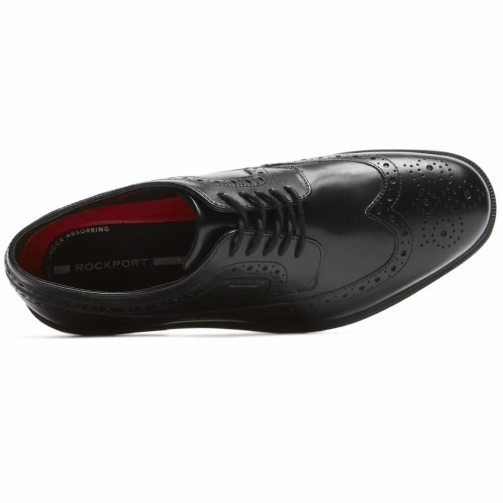 Rockport Men ESSENTIAL DETAILS II WING TIP BLACK/LEATHER