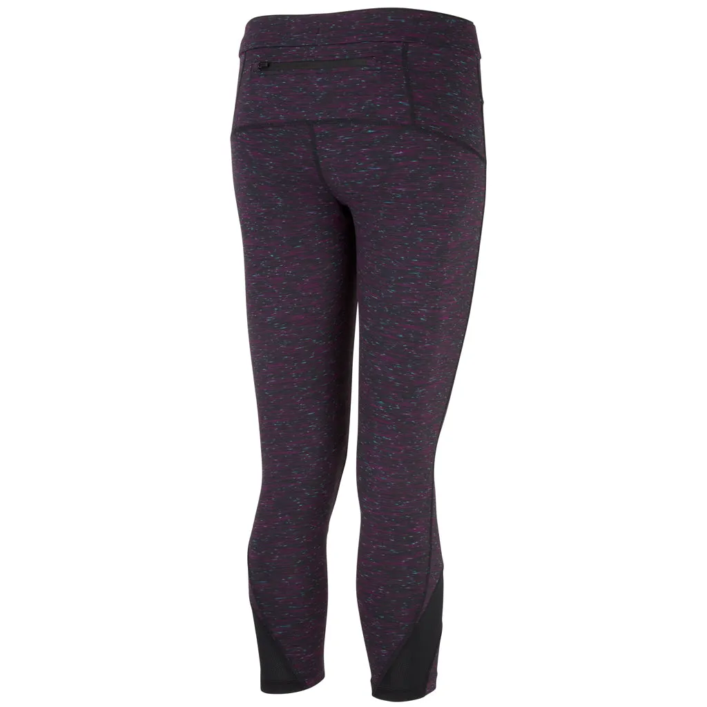 Ronhill Life Spacedye Crop Tight Women's Black Grape