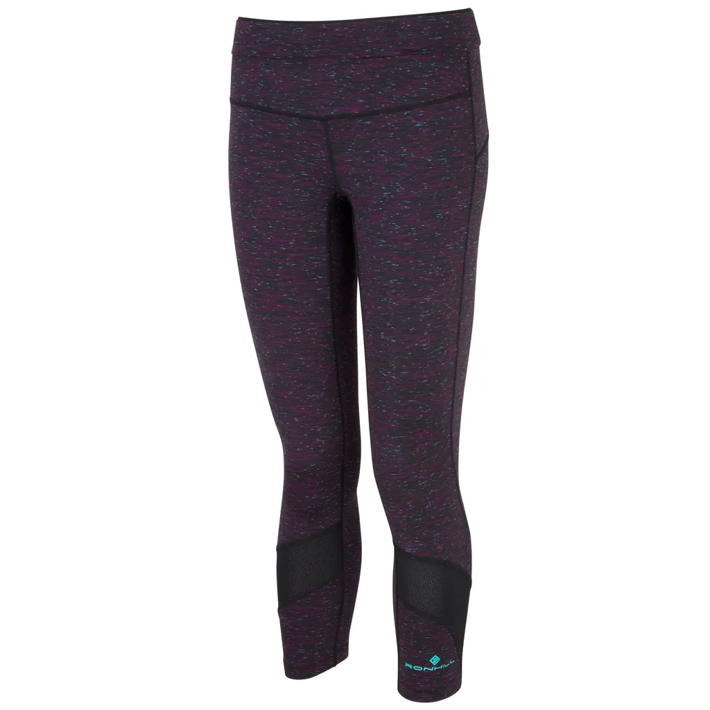 Ronhill Life Spacedye Crop Tight Women's Black Grape