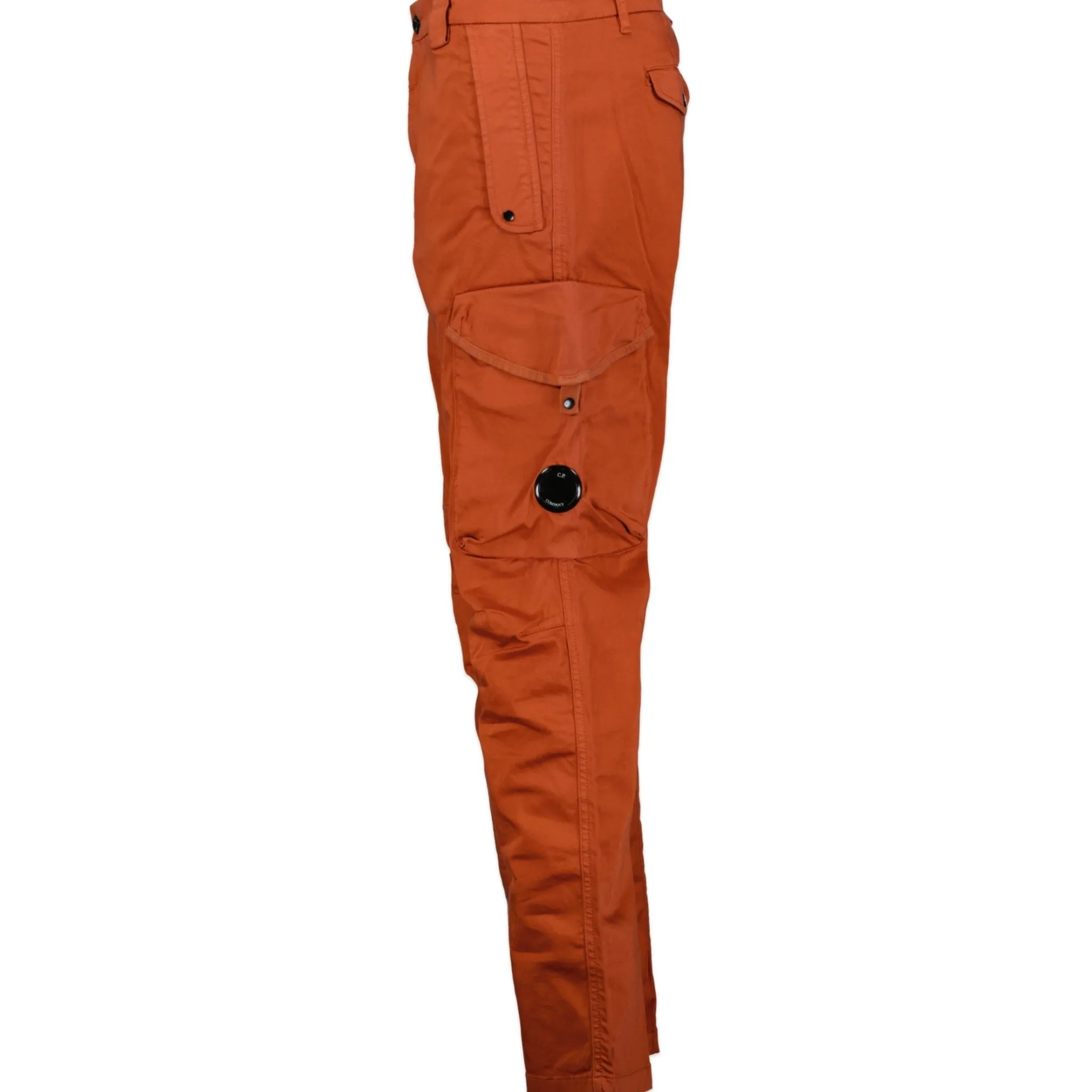 Sateen Stretch Cargo Pants Brick Red