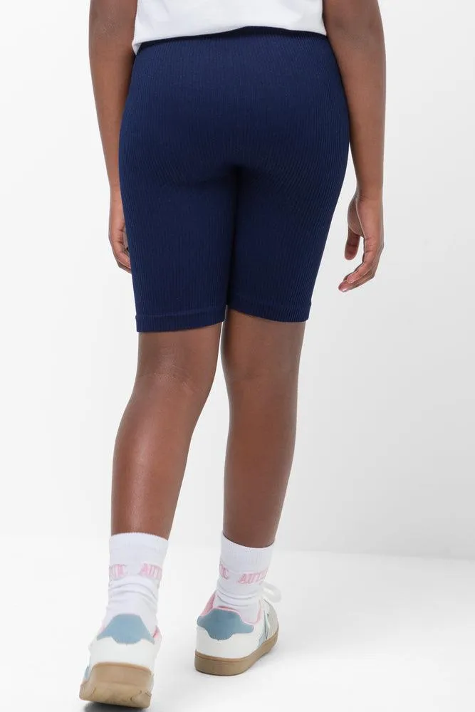 Seamless Cycle Shorts Navy