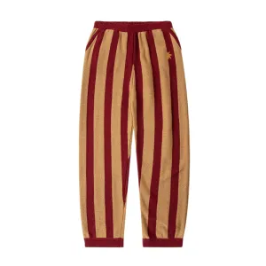 Stripe Trousers Red