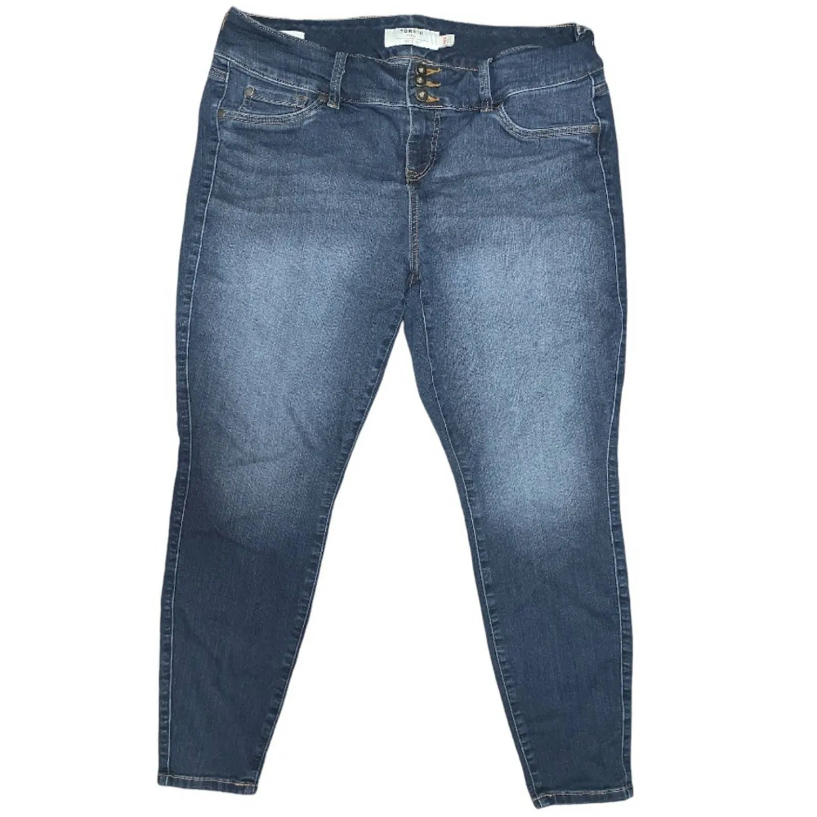 Sz 16 short Torrid Jeggings medium wash high rise high waisted skinny jeans (short)