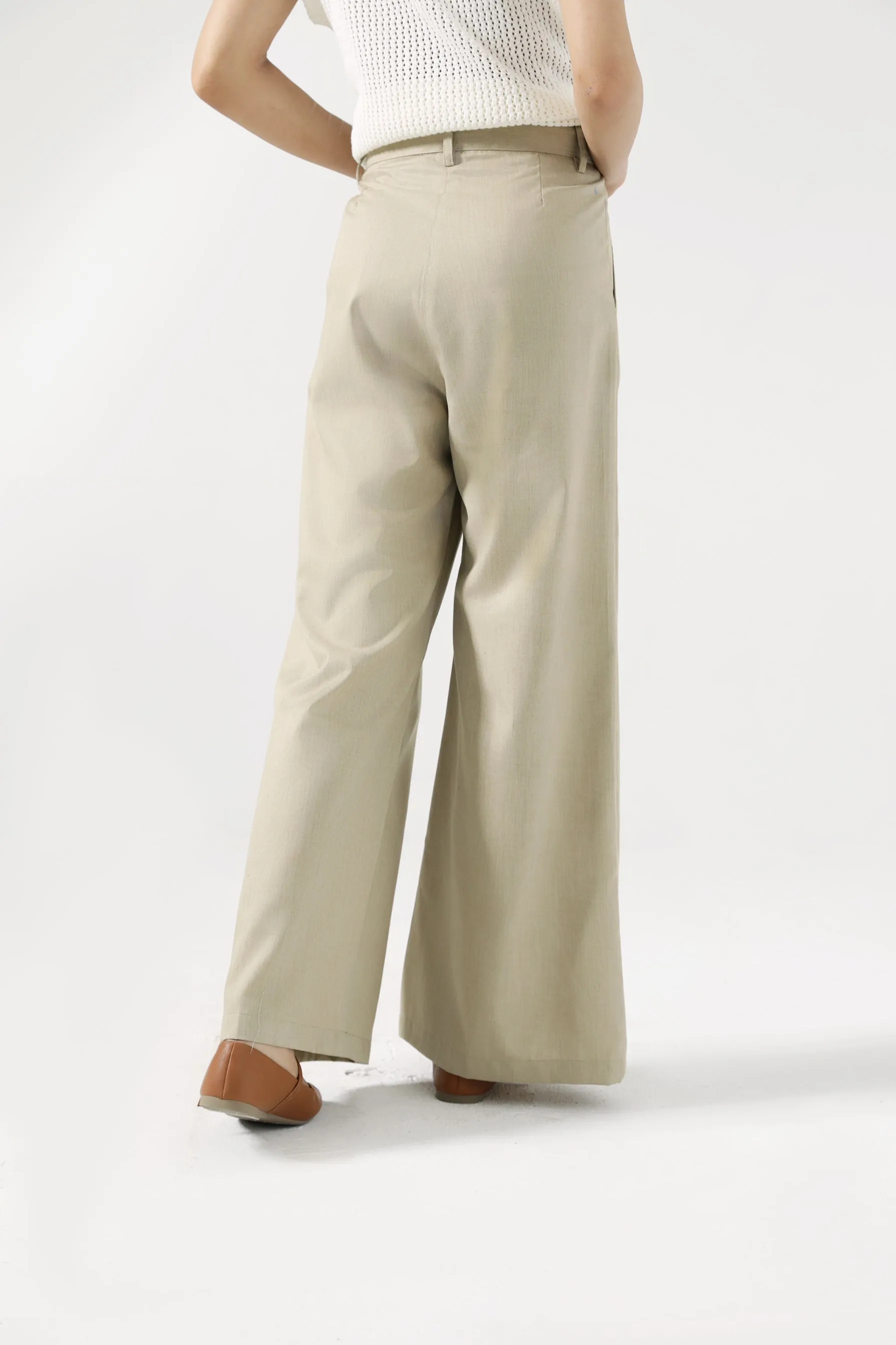 TAILORED WIDE LEG PANTS