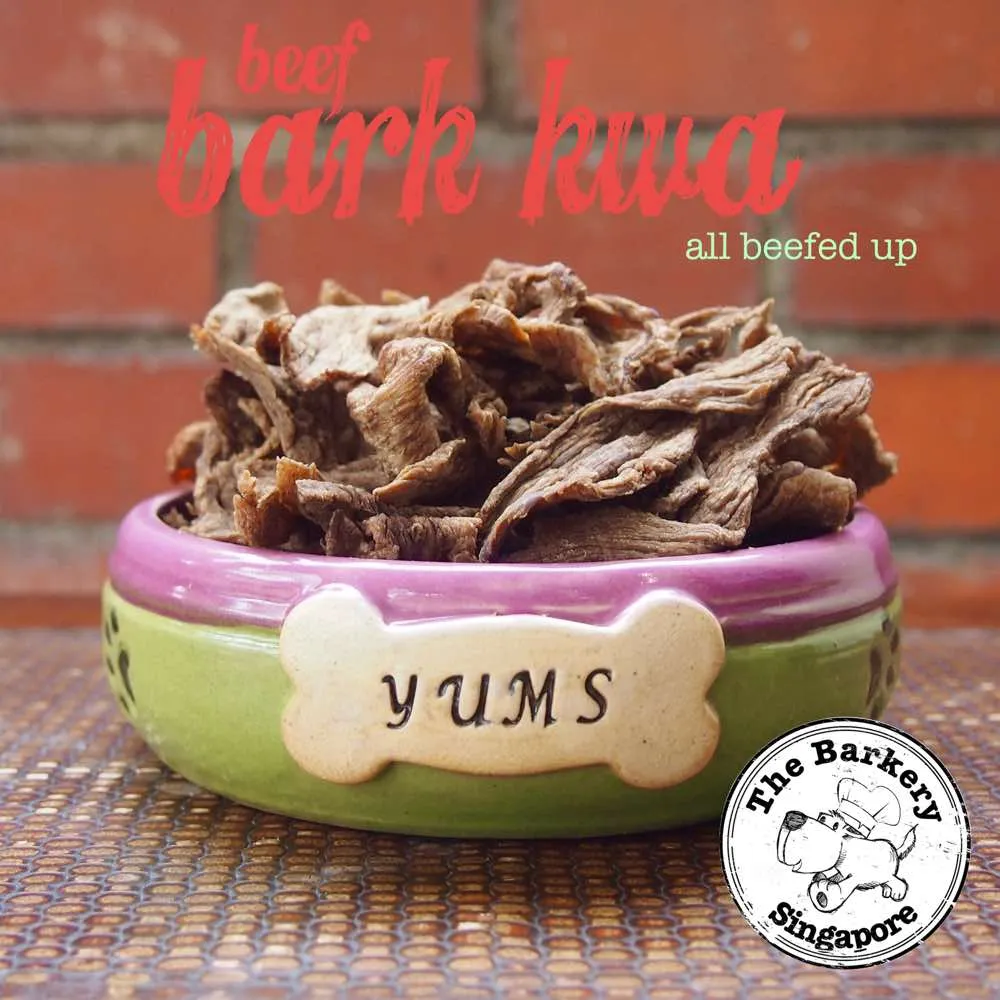 The Barkery Beef Bark-Kwa Dehydrated Dog Treats