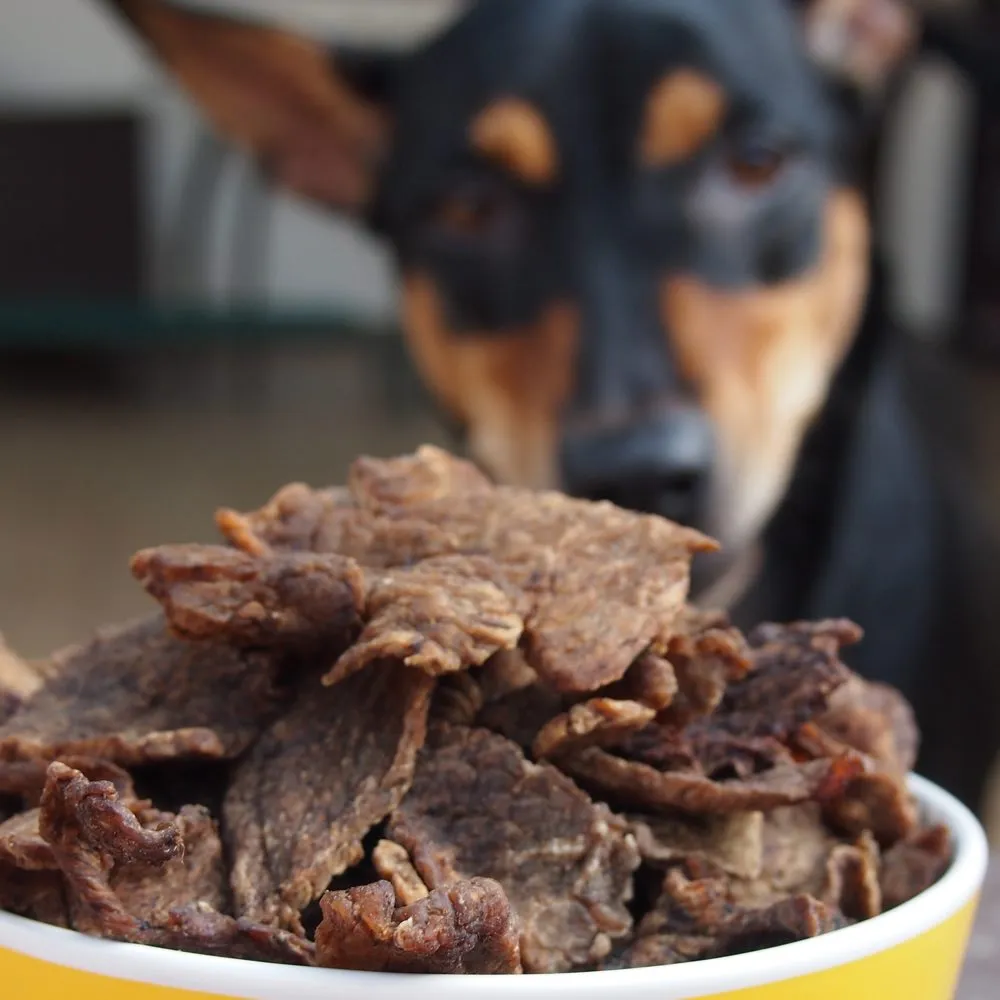 The Barkery Beef Bark-Kwa Dehydrated Dog Treats