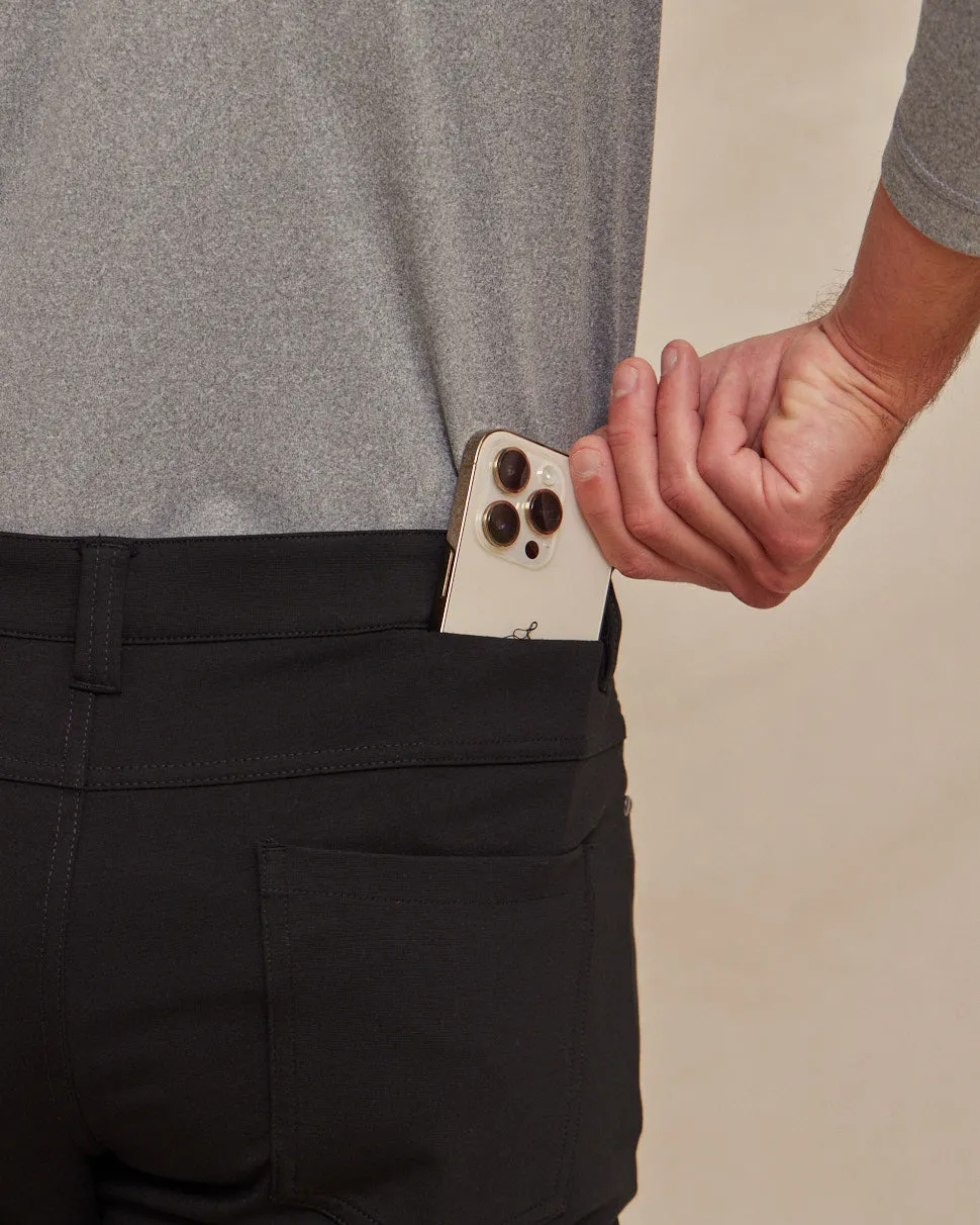 The Voyager - Performance 5-Pocket Pant (New) - Black