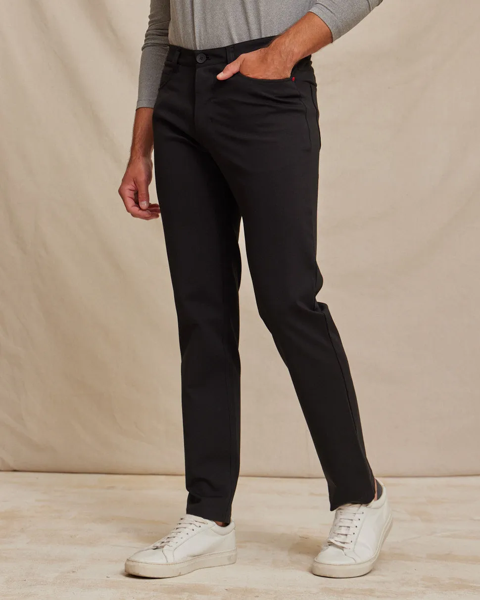 The Voyager - Performance 5-Pocket Pant (New) - Black