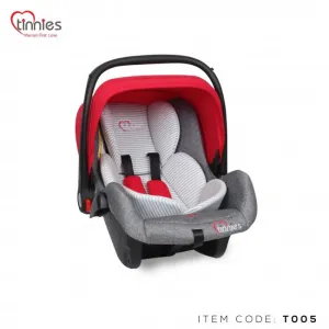 Tinnies Baby Carry Cot / Car Seat Red