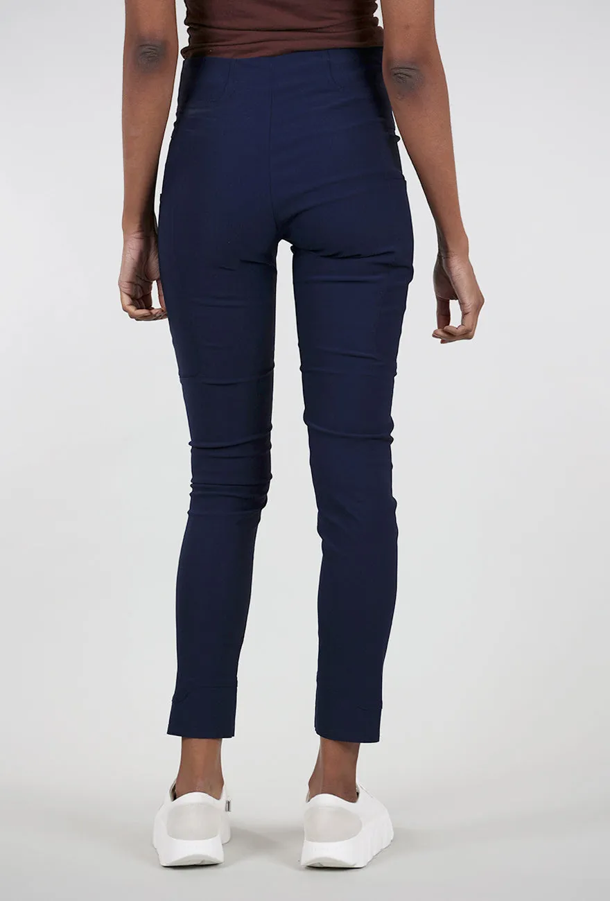 Twill Tech Slim Trouser, Navy