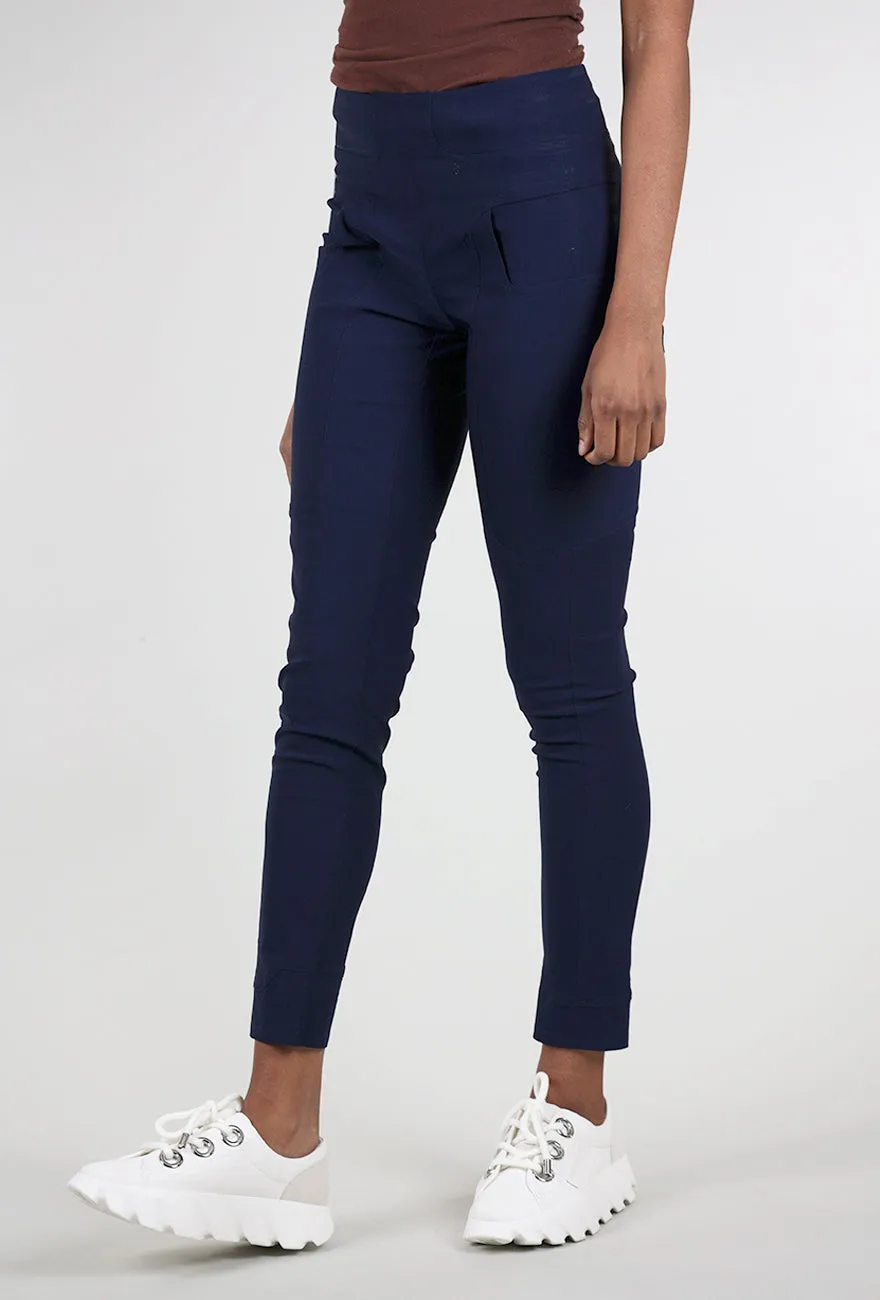 Twill Tech Slim Trouser, Navy