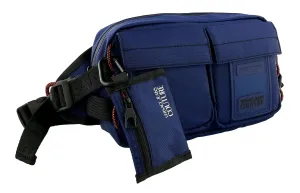 Versace Jeans Couture Blue Technical Fabric Adjustable Waist Bag/Fanny Pack