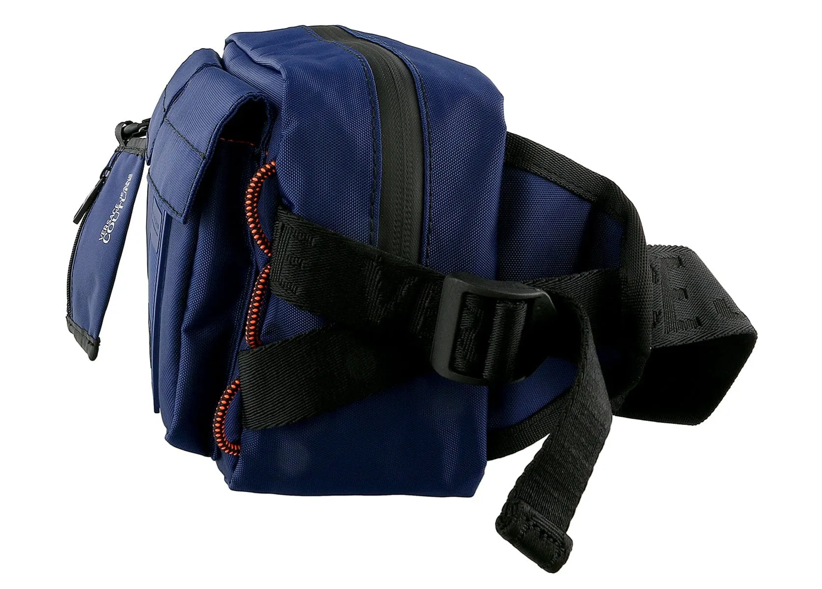 Versace Jeans Couture Blue Technical Fabric Adjustable Waist Bag/Fanny Pack