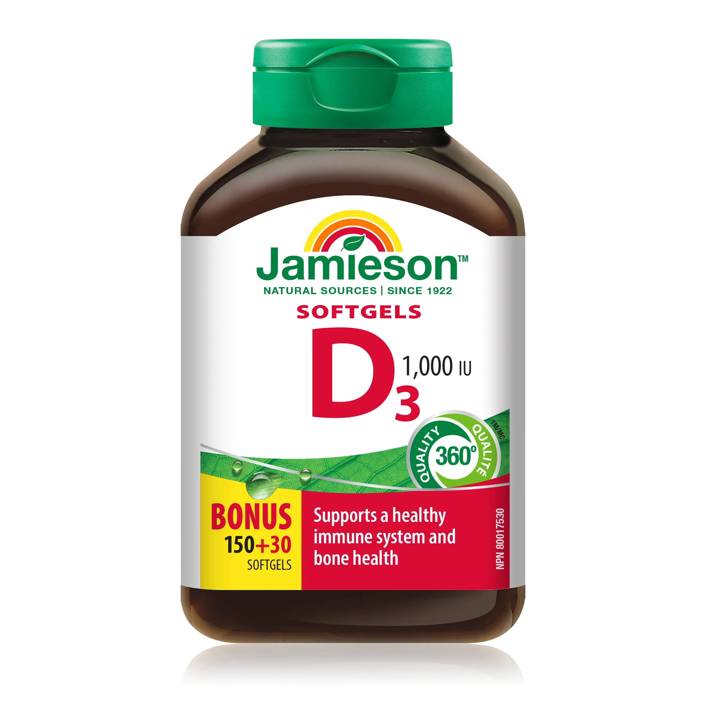 Vitamin D3 1,000 IU | Softgels
