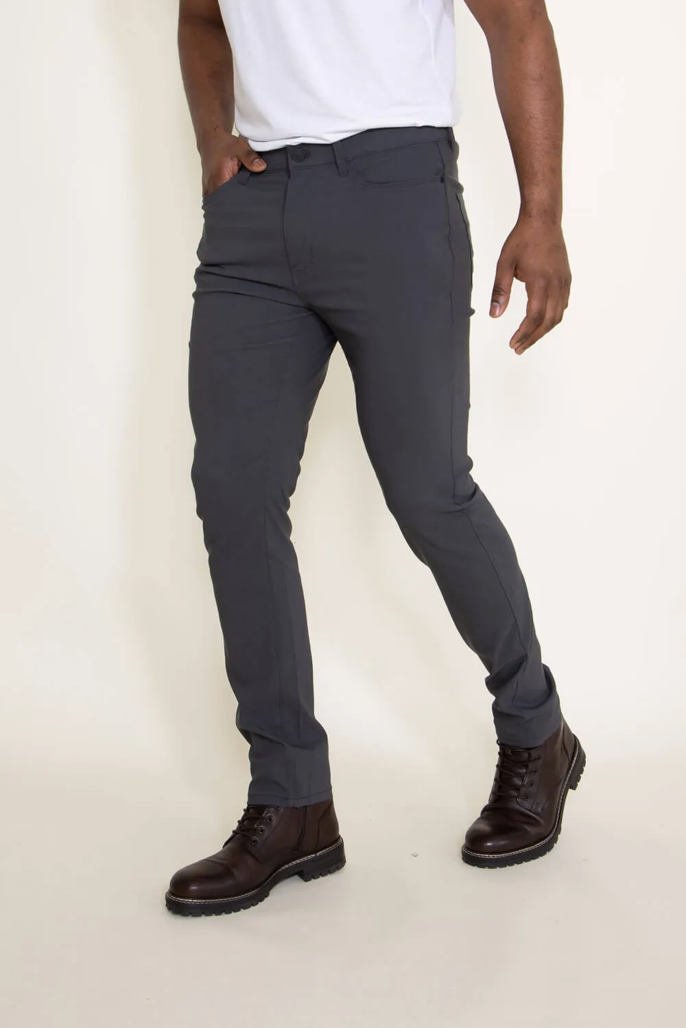 Weatherproof Vintage Faille Performance Pants for Men in Grey (Spring 2023) | W3S515EV-GREY
