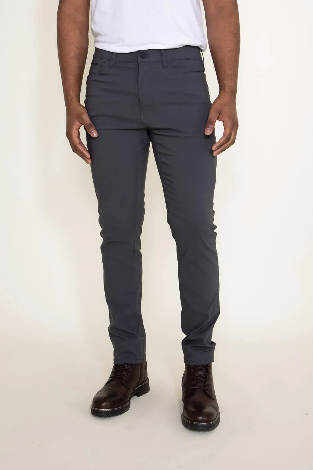 Weatherproof Vintage Faille Performance Pants for Men in Grey (Spring 2023) | W3S515EV-GREY