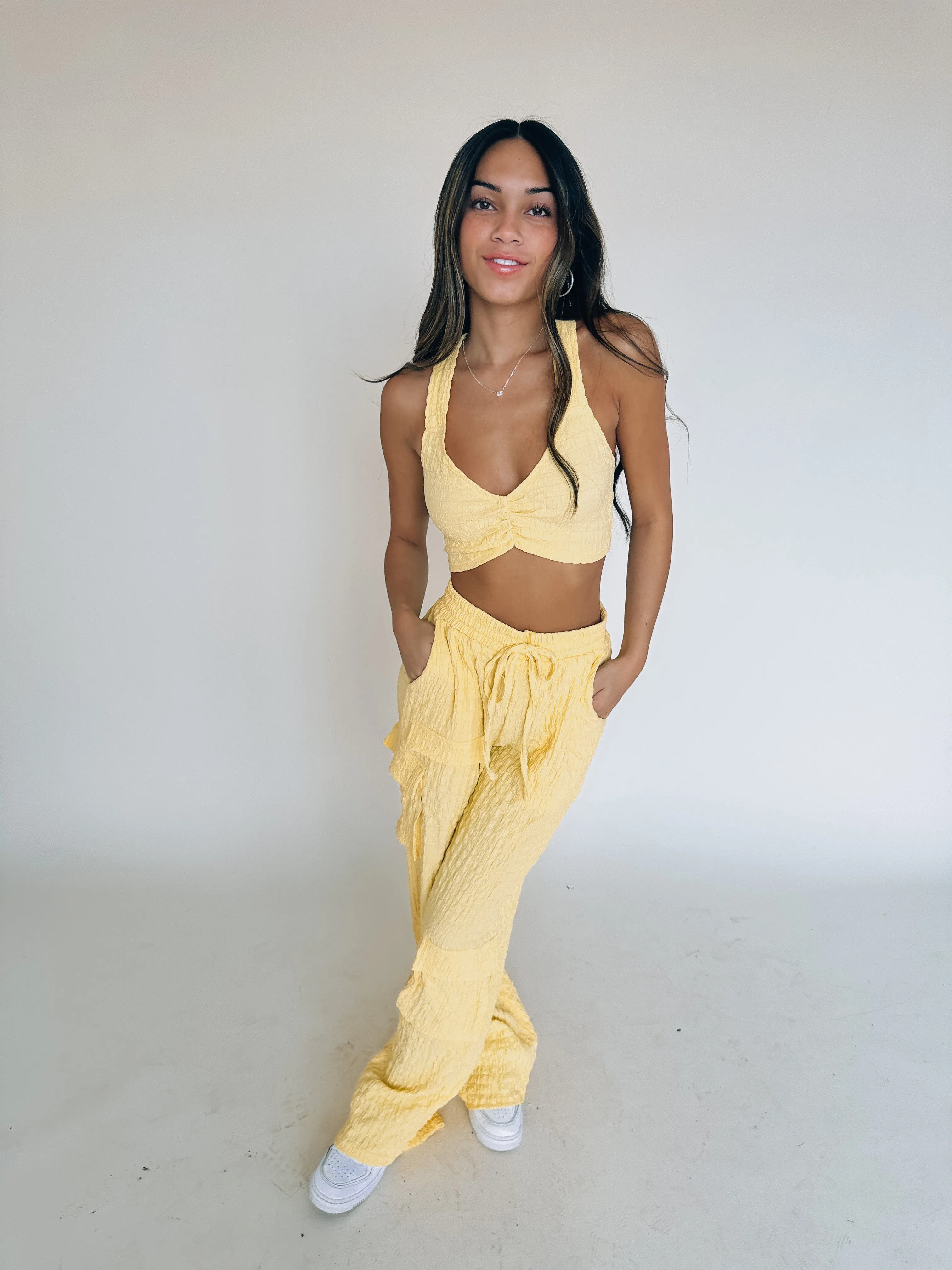 Winnie Crinkle Cargo Pants