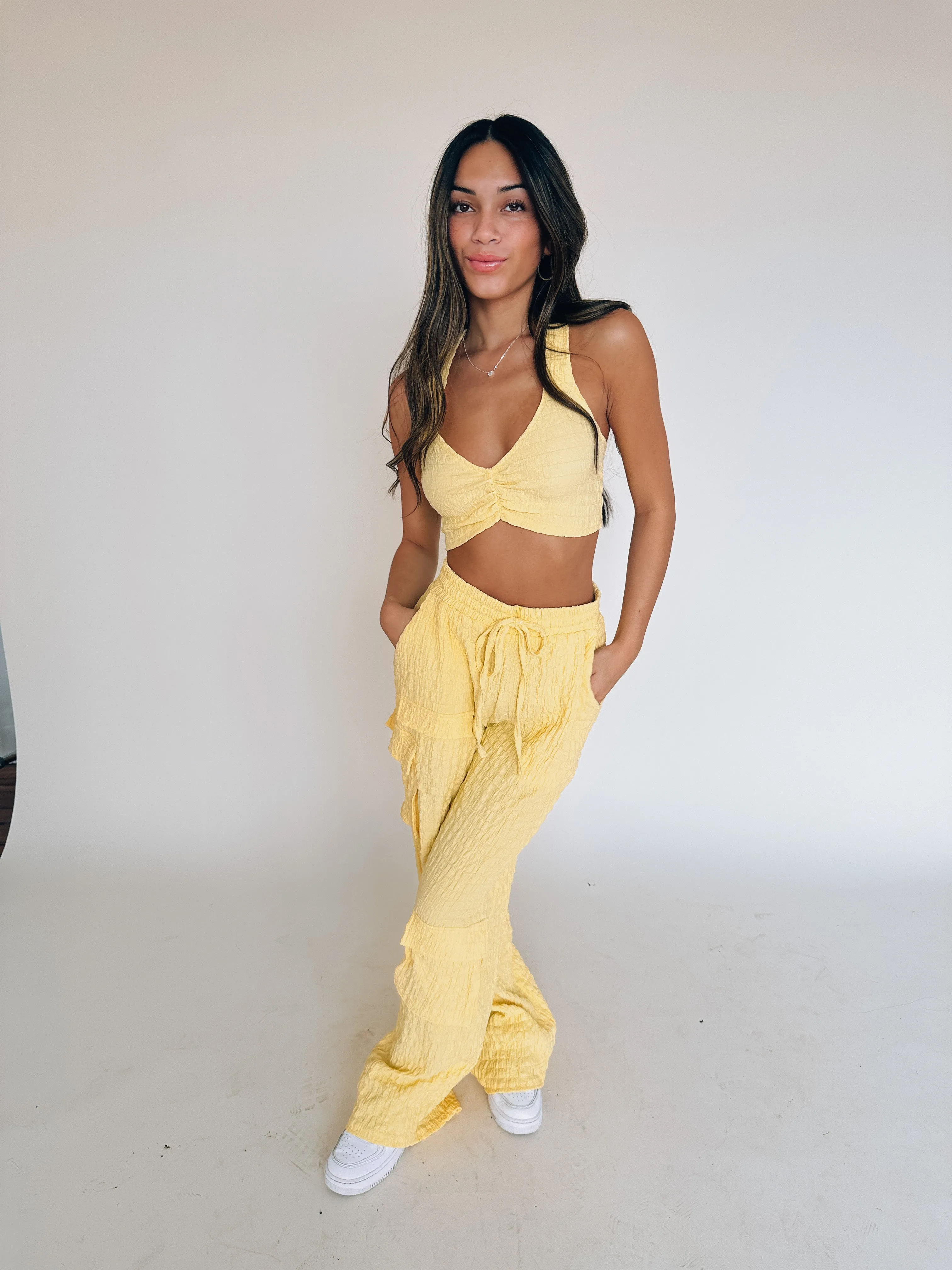 Winnie Crinkle Cargo Pants