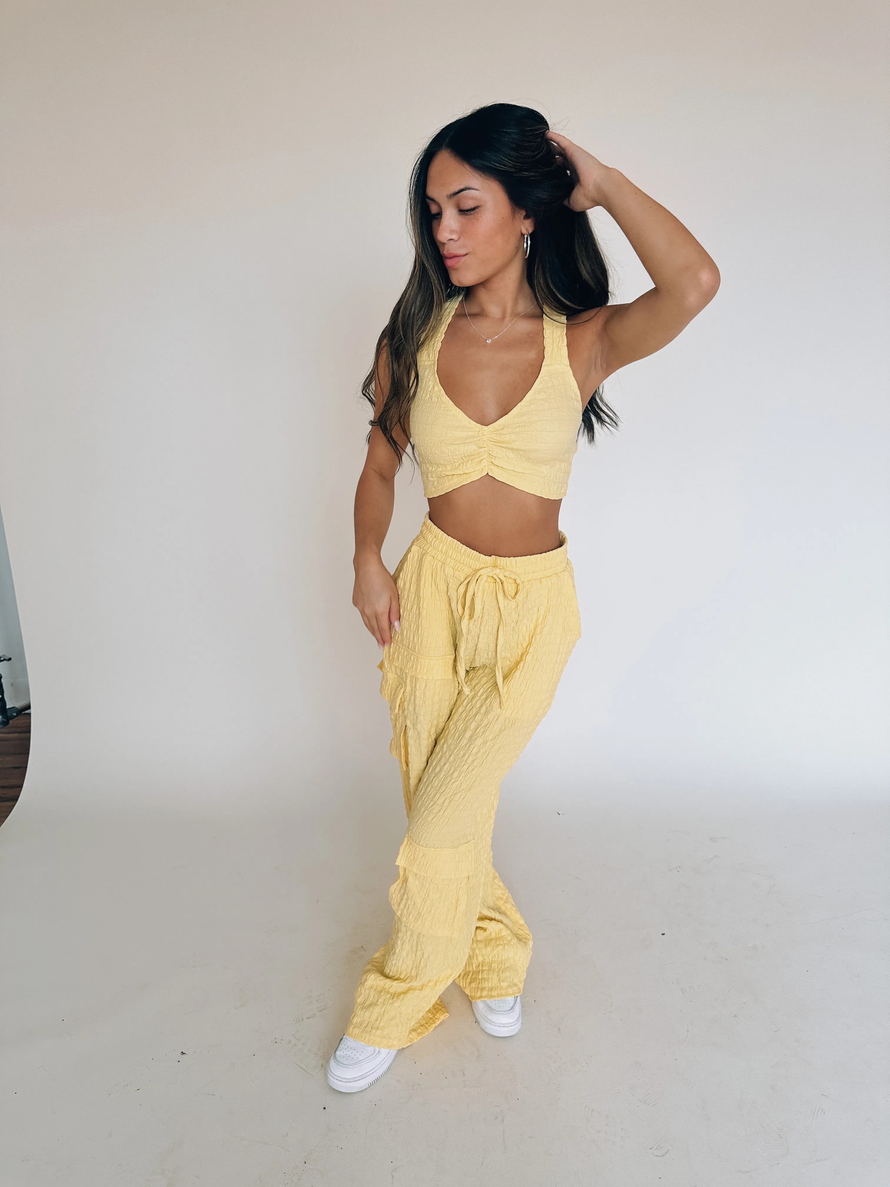 Winnie Crinkle Cargo Pants