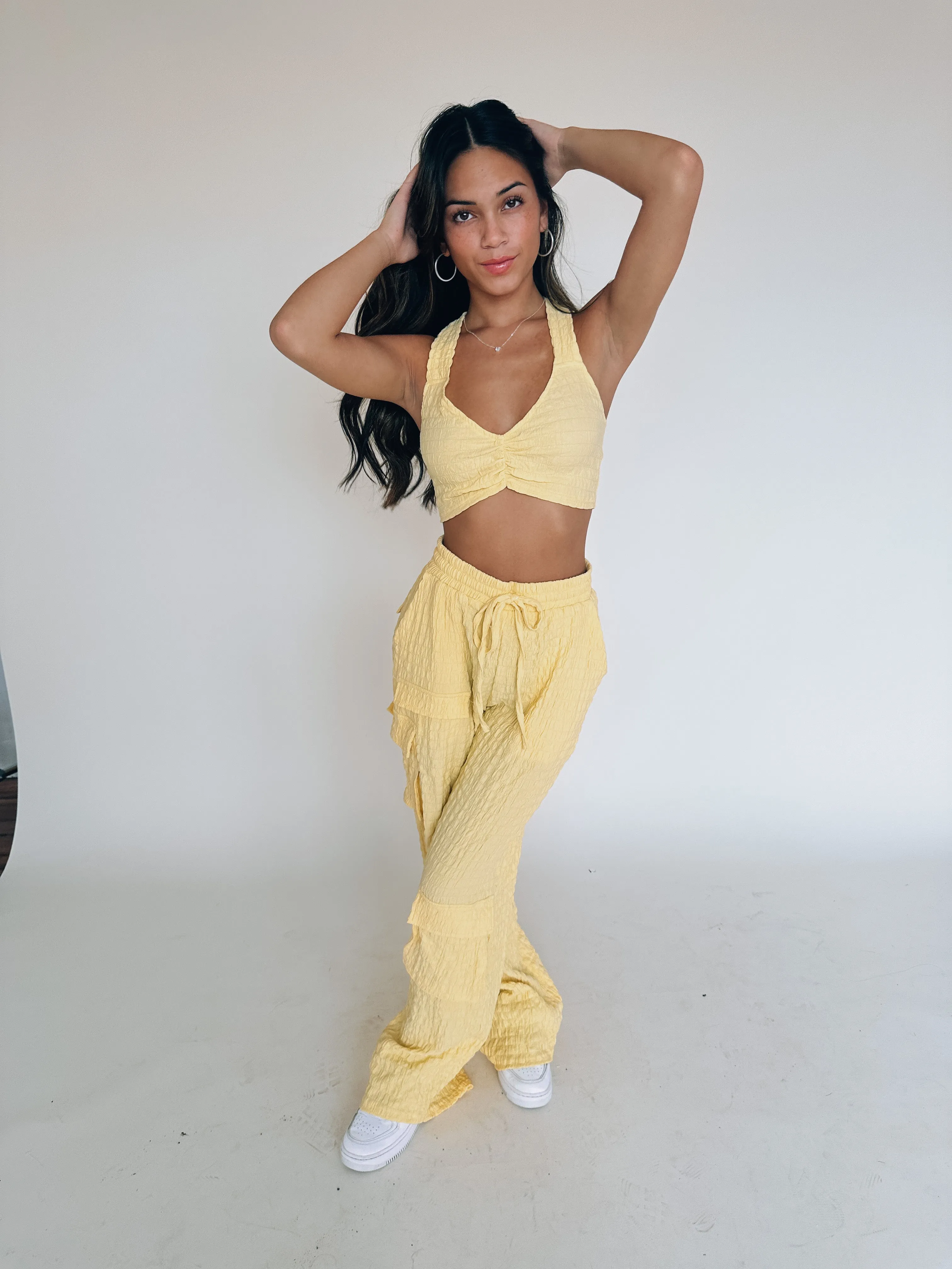 Winnie Crinkle Cargo Pants